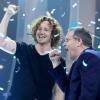 Michael Schulte (links) freut sich sichtlich über seinen Sieg beim ESC-Vorentscheid.