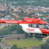 Der Rettungshubschrauber Christoph Regensburg wurde am Samstagabend beim Landenanflug auf das Augsburger Klinikum mit einem Laserstrahl attackiert worden.