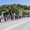 Rund 120 Menschen haben an dem Klimastreik in Landsberg teilgenommen.