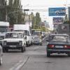 Straßenszene aus Mariupol. Die 460000-Einwohner-Stadt war eines der wichtigsten Industriezentren der Ukraine. Durch den Krieg mit Russland ist die Lage dort angespannt.