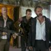 John McClane (Bruce Willis), Jack McClane (Jai Courtney) und Komarov (Sebastian Koch) (von links) in einer Szene des Kinofilms "Stirb langsam 5 - Ein guter Tag zum Sterben". 