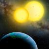 Es ist ein bisschen wie bei "Star Wars": Das Weltraumteleskop "Kepler" hat zwei ferne Planeten aufgespürt, an deren Himmel jeweils eine Doppelsonne strahlt.