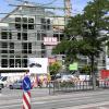 Der Neubau des Grünen Kranzes in Lechhausen kommt voran. 	