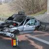 Zu einem Verkehrsunfall mit zwei leichtverletzten Personen kam es auf der A8 bei Leipheim.