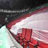 Plastikplane statt Bundesliga-Zuschauer: Die WWK-Arena ist verwaist und auch in der Geschäftsstelle des FC Augsburg wird der Betrieb auf ein Minimum heruntergefahren.