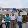 Sie wollen die Rückkehr des SMÜ-Kennzeichens erstreiten: (von links) Ivo Moll, Waltraud Moritz, Josef Gegenfurtner, Alexander Kolb und Thomas Hoerl.