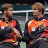 Bestreiten die deutschen Einzel im Davis Cup gegen die Schweiz: Oscar Otte (l) und Alexander Zverev.