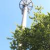 Der Funkturm in Villenbach wurde 1982 höher gebaut, als in den ursprünglichen Plänen genehmigt. Der Gemeinderat verweigerte eine nachträgliche Zustimmung, das Landratsamt erteilte diese aber.  	