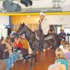 Westernsänger Fred Rai kommt mit seinem Pferd Spitzbub am Sonntag, 10. Juni, in die Dischinger Arche. 