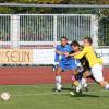 Robert Neuberger (dunkles Trikot) und der TSV Mindelheim gewannen das BOL-Derby gegen den TSV Babenhausen mit 3:2. 