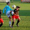 Einen schweren Stand hatten die Frauen des SVS Türkheim um Kathrin Frei (Mitte) im Spiel gegen den FSV Wehringen. 