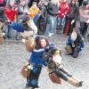 Hexen- und Geisterkarussell beim Faschingsumzug in Altenstadt. Die Zuschauer waren begeistert. Unser Bild zeigt die Filzinger Griasboale. 