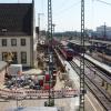 Baustelle Bahnhof Donauwörth August 2020