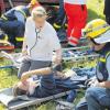 Zusammen mit den Ortsverbänden Gunzenhausen und Ingolstadt sowie mit dem BRK Neuburg wurden auf dem THW-Übungsgelände in Langlau zahlreiche Einsatzszenarien durchgespielt.  