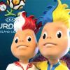 Die Maskottchen für die Fußball-EM 2012 in Polen und die Ukraine sind Punker mit hochgestellten Haaren.