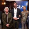 Der neue Vorstand der CSU Neu-Ulm (von links): Schriftführer Hilmar Brunner, Schatzmeisterin Helga Bayer sowie die stellvertretenden Vorsitzenden Stephan Schlüter, Waltraud Oßwald und Thomas Mayer.  	