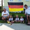 Auch wir sind total vom WM-Fieber gepackt und wünschen allen noch eine  
spannende WM. Die Talblicker aus Memmenhausen. Bild: Jochen Tietz 