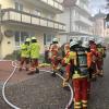In einem Hotel am Denkmalplatz in Bad Wörishofen ist ein Feuer ausgebrochen.