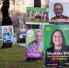 Der Wahlkampf in Augsburg läuft, aber sichtbar ist das vor allem an den vielen Plakaten.