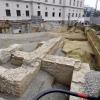 Dieses Stück Stadtmauer dokumentiert, wie die Stadtbefestigung über Jahrhunderte hinweg erweitert und umgebaut wurde. Die Stadträte entscheiden nächste Woche, ob die Funde erhalten werden oder nicht.