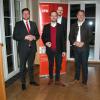 Thomas Reicherzer, Niklas Junkermann und Fabian Wamser (von links) hoffen auf gute Ergebnisse bei den anstehenden Wahlen.