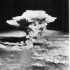 Die Atombomben-Explosion in Hiroshima, fotografiert vom US-Militär am 06. August 1945.