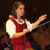 Franziska Beyerlein ist die neue Dirigentin der Blaskapelle Großaitingen.