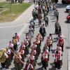 Mit einem Festumzug durch Kaisheim feierten die Schützen ihr 120-jähriges Bestehen.  	