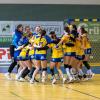 Große Freude herrschte bei den Schwabmünchner Nachwuchs-Handballerinnen nach dem Sieg im ersten Pokalfinale. 
