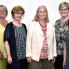 Beim Verein Projekt Frauenhaus wurde ein neuer Vorstand gewählt. Das Bild zeigt (von links) Manuela Limbeck, Britta Wülfing,Ursula Kneißl-Eder, Maja Pauer, Lotte Hins und Evelyn Peeters-Dehlau. 