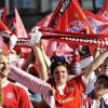 Zehntausende Fans feiern den FC Bayern