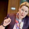 Franziska Giffey (SPD), Berliner Senatorin für Wirtschaft, Energie und Betriebe spricht im dpa-Interview.