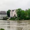 Wie gut ist Donauwörth geschützt, wenn der Pegel der Donau massiv steigt? Nicht gut genug, hier eine Aufnahme aus dem Jahr 2019. Die Stadt fordert jetzt ein Gesamtkonzept für die Kernstadt und die betroffenen Stadtteile - und vor allem ein transparentes Verfahren. 