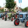 Insgesamt waren es 124 alte Bulldogs, die sich zum Bulldogtreffen des Obst- und Gartenbauvereins Ellgau eingefunden hatten. Mit ihrer Hilfe konnte der Alltag in früheren Zeiten dargestellt werden.