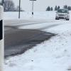 Durch eine Schneewehe kam eine Autofahrerin von der Straße ab (Symbolbild).