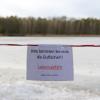 Die Wasserwacht in Bayern hat eindringlich davor gewarnt, Eisflächen auf Seen zu betreten.