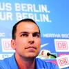 Zurück in die süddeutsche Heimat: In gut einer Woche kommt Trainer Markus Babbel mit Hertha BSC Berlin ins Donaustadion. Foto: dpa
