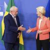 Ringen um Freihandel, Klimaschutz aber auch Respekt: EU-Chefin Ursula von der Leyen und Brasiliens Präsident Luiz Lula da Silva.