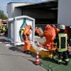 Der Großeinsatz von Feuerwehr, Rettungskräften und Polizei in Straß dauerte bis in die Morgenstunden. Die Brandursache war am Donnerstag noch unklar. 