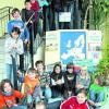 Ein Blick durch das offenen Fenster nach Europa: Für die Kinder der Grundschule Hiltenfingen ein spannendes Abenteuer. Foto: Grundschule Hiltenfingen
