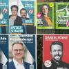 Die Stylistin Sonja Grau aus Senden hat sich die Wahlplakate im Stimmkreis Neu-Ulm vorgeknöpft.
