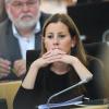 Janine Wissler, Fraktionsvorsitzende der Linken im hessischen Landtag, hat vor einigen Monaten Drohungen erhalten.