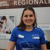 Jennifer Werner ist von der Regionalentwicklung Donau-Ries und informiert zu verschiedenen Bildungsangeboten. 