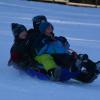 Ob mit Schlitten, Ski oder Snowboard, auf der Piste bei Übersfeld macht der Winter Spaß. 