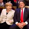 Parteichefs: Bundeskanzlerin Angela Merkel (CDU) und Sigmar Gabriel (SPD) führen ihre Delegationen in die Sondierungsgespräche.