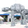 Anfang September konnten die Legolandbesucher beim Star Wars Wochenende in Günzburg bereits einen Blick auf eines der sieben Cluster werfen und eine Szene aus Episode V bewundern. Foto: Legoland