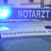 Nach dem Unfall eines Motorradfahrers am Berger Kreuz war auch ein Notarzt im Einsatz.