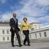 AUS Präsident Barack Obama und Bundeskanzlerin Angela Merkel.
