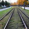 In der Gleisführung am Alten Postweg wurde noch kein Rollrasen verlegt.