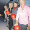 Frauenpower beim Bowlingturnier (von links): Stephanie Denzler, Bettina Jauernig, Dr. Ruth Niemetz und Erika Gollmitzer. 